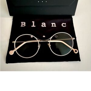Mont Blanc Gold Round Glasses